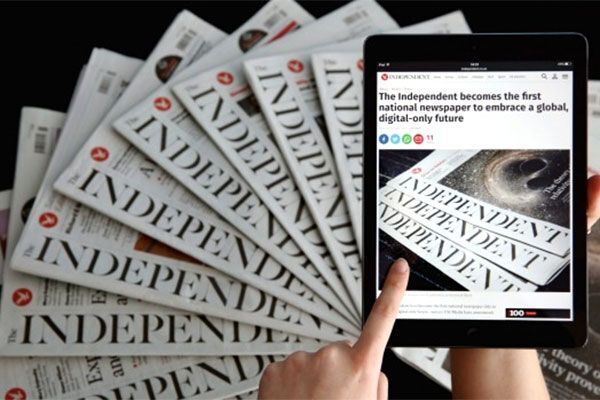 The Independent ra ấn phẩm cuối cùng ngày 26/3 vừa qua