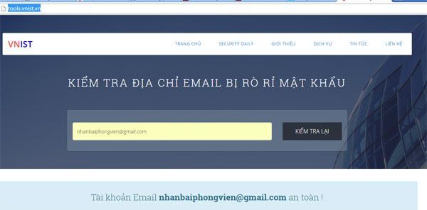 Facebook, Google, mật khẩu, kiểm tra mật khẩu, hack pass, mật khẩu an toàn, VNIST,