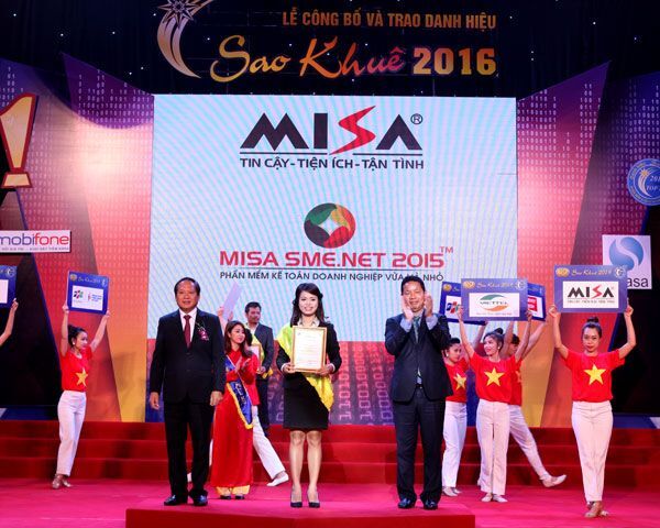  MISA, Phần mềm kế toán, Startup, MISA khuyến mãi, sao khuê 2016, Top 10 sao khuê 2016, phần mềm kế toán MISA, MISA SME.NET 2015, 