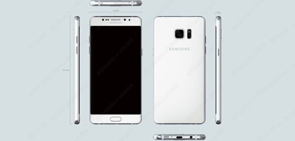 Galaxy Note 6 Edge lộ ảnh render, ra mắt ngày 2/8