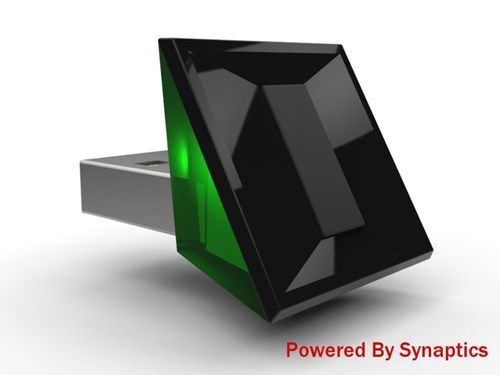 Một dạng thiết kế bộ quét dấu vân tay dùng kết nối USB của Synaptics.