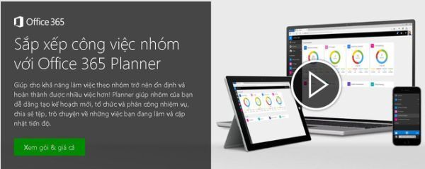 Microsoft ra mắt ứng dụng quản lý công việc Planner