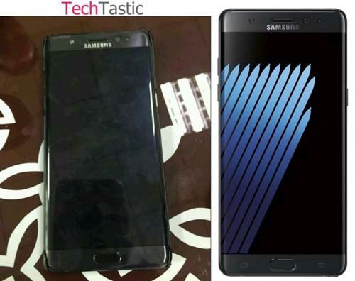 Xuất hiện ảnh thật của Galaxy Note 7