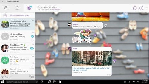 Viber cho Windows 10 có mặt trên Windows Store