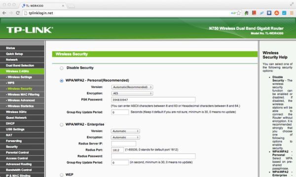 giao diện tplinklogin.net