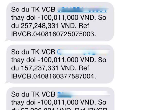 vietcombank, hệ thống ngân hàng, máy ATM