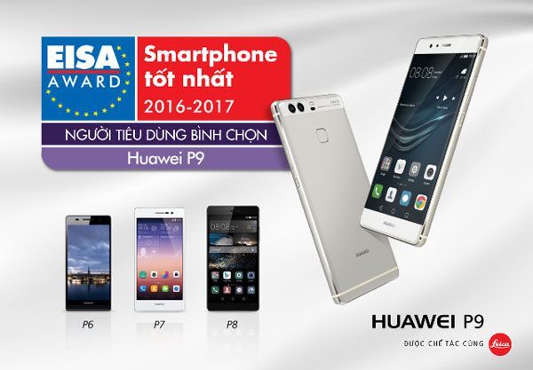 Huawei lại giành giải thưởng mới tại Châu Âu nhờ P9
