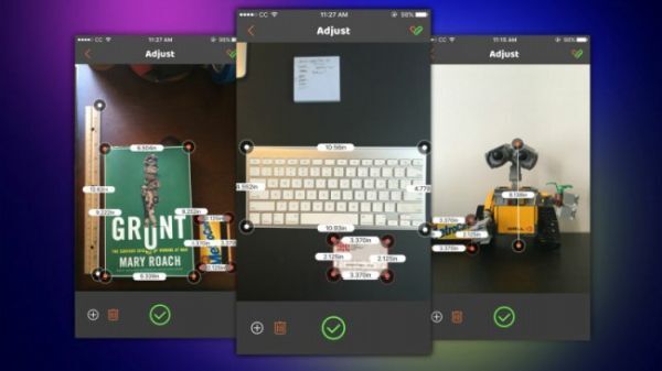 Ứng dụng VisualRuler - dùng camera iPhone để đo kích thước