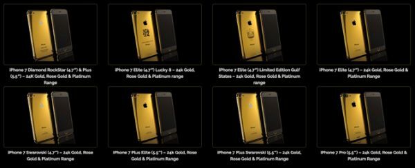 iPhone 7 mạ vàng, đính kim cương giá từ 3.000 USD - ảnh 2