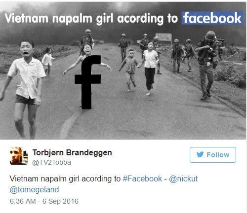  Mạng xã hội, Facebook, Khiêu dâm trẻ em, chính sách người dùng, chống khiêu dâm, Em bé Napalm, chiến tranh Việt Nam, 