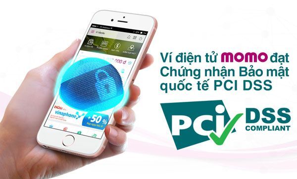 Ví điện tử, thẻ thanh toán, ví Momo, Ví điện tử Momo, Chứng nhận Bảo mật, PCI DSS,