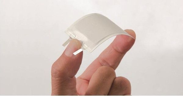 Panasonic phát triển thành công pin dẻo mỏng 0,55mm, có thể bẻ hoặc xoắn