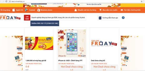  thương mại điện tử, mua hàng trực tuyến, Online Friday, mua bán trực tuyến, Online Friday 2016, 