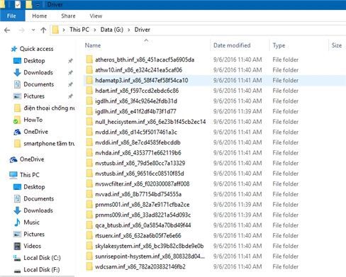Windows 10: Sao lưu và phục hồi driver với một dòng lệnh
