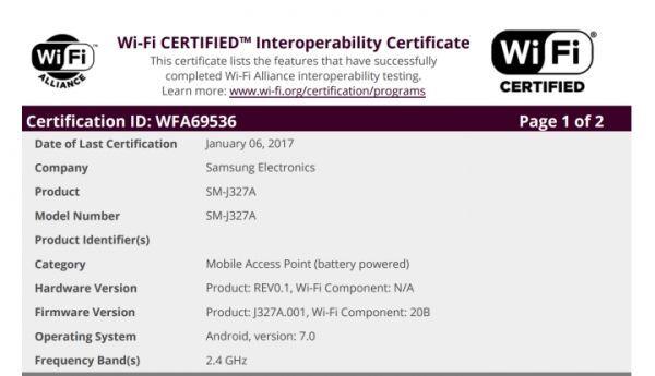 Samsung Galaxy J3 Emerge đã sẵn sàng cho việc ra mắt thị trường