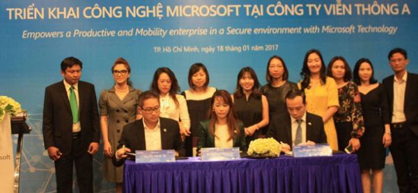 Microsoft đem lại chất lượng dịch vụ cao và những lợi ích công nghệ cho khách hàng tại Viễn Thông A