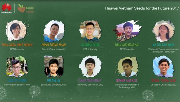 Huawei, học bổng, Hạt giống Viễn thông Tương lai, CSR, Học bổng viễn thông, sinh viên ICT