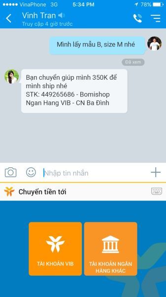 VIB ra mắt tính năng chuyển tiền nhanh trên mạng xã hội