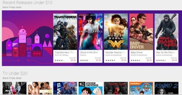 Google tung một loạt giảm giá trên CH Play nhân dịp Black Friday