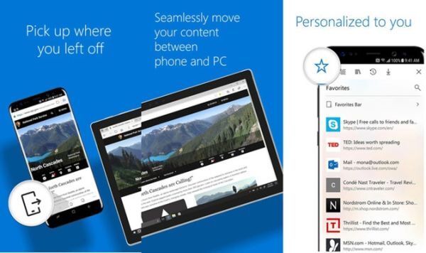 Microsoft Edge đã được phát hành bản trên Google Play Store