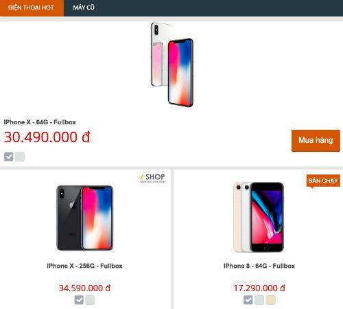 Giá iPhone X xách tay giảm giá mạnh, chạm mức 30 triệu đồng