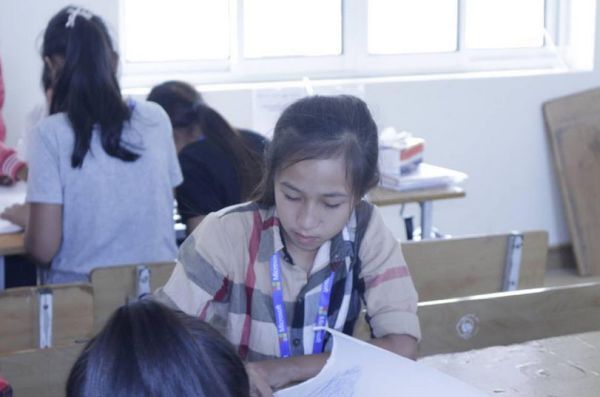 Út trong lớp học của dự án Con thuyền mơ ước