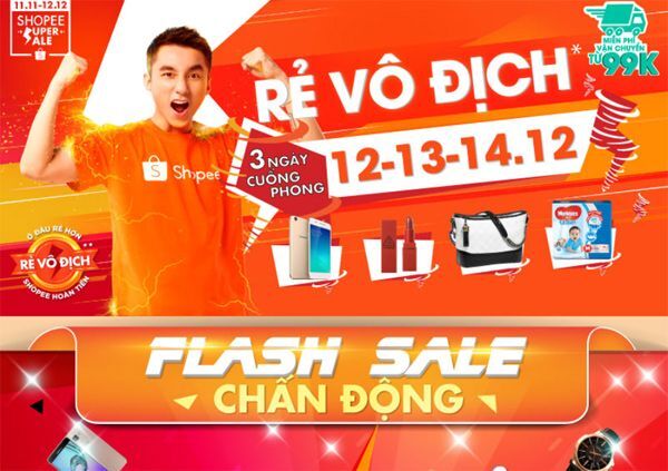 thương mại điện tử, mua sắm online, Shopee Việt Nam, Shopee Super Sale, Super Sale,