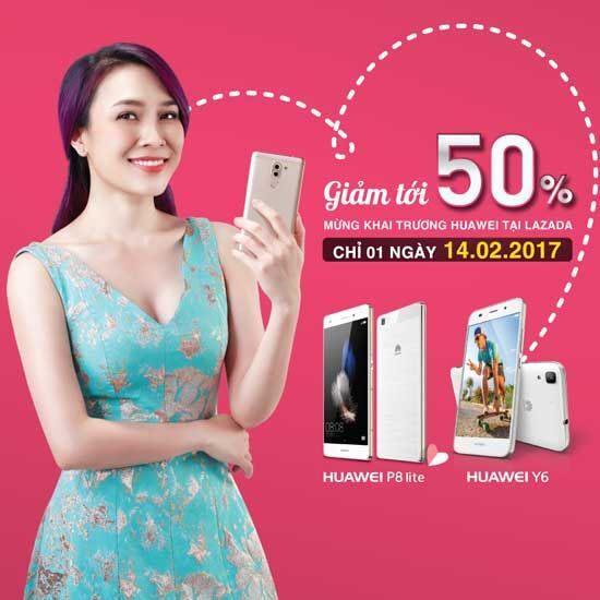 Huawei khai trương gian hàng bán lẻ trên Lazada, khuyến mãi lên tới 50%