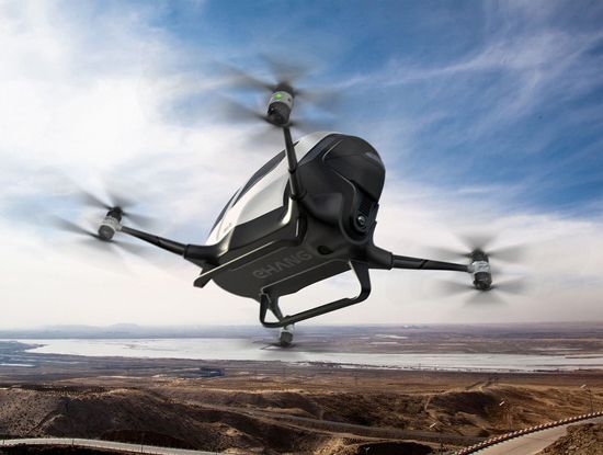 Khách du lịch sẽ được trải nghiệm Taxi Drone ở Dubai