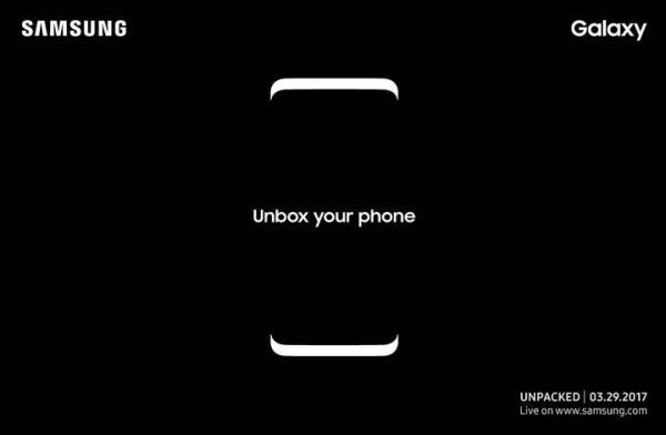 Galaxy S8 sẽ được ra mắt tại sự kiện Unpacked 2017