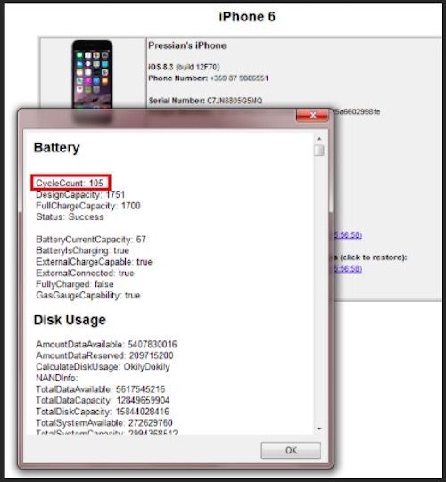 Kiểm tra tình trạng pin iPhone