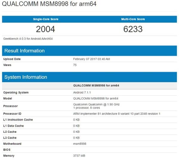 qualcomm, snapdragon 835, chip, samsung, samsung galaxy s8,