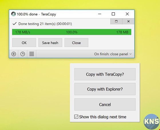 TeraCopy: Tăng tốc sao chép tập tin trên Windows