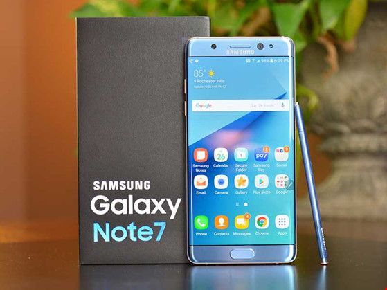 Toàn bộ máy Note 7 sẽ không thể sạc pin