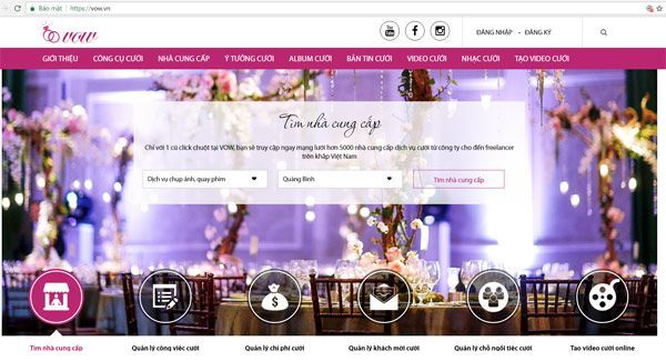 Startup, Startups Việt Nam, WOW, WOW.vn, Cổng thông tin dịch vụ cưới hỏi,