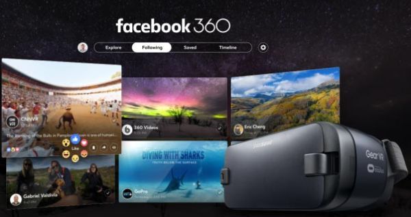 Ứng dụng thực tế ảo Facebook 360 chính thức được trình làng