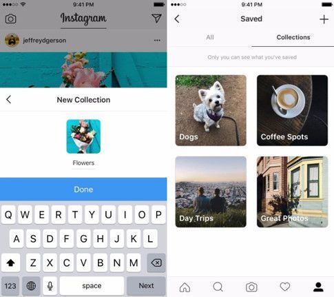 Instagram bổ sung tính năng cho phép dễ dàng nhóm các bức ảnh đã lưu vào bộ sưu tập riêng