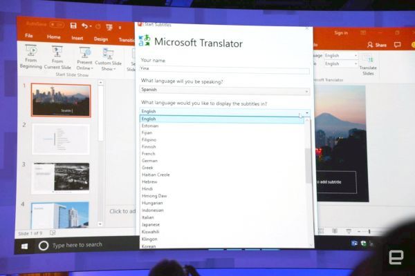 Công cụ dịch theo thời gian thực chính thức xuất hiện trên Powerpoint