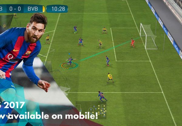 Tựa game bóng đá đình đám PES 2017 đã có mặt nền tảng di động