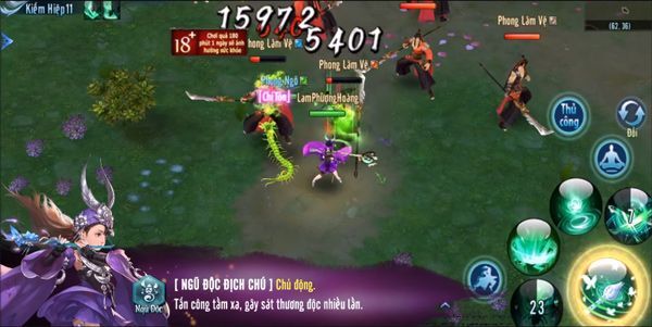 game mobile, vltk, game kiếm hiệp, Võ lâm truyền kỳ mobile, Cái Thế Độc Tôn, Cái bang, Ngũ độc,