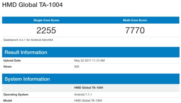 Geekbench: Điểm hiệu năng đa lõi Nokia 9 vượt Mi 6 và Galaxy S8 Plus