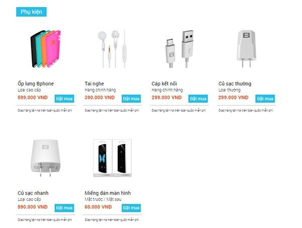 Đến cả phụ kiện của Bphone cũng vô cùng đắt đỏ