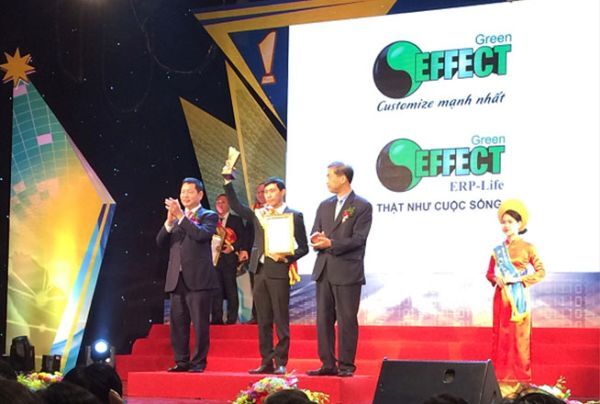 Sao Khuê, Danh hiệu Sao Khuê, Phần mềm Hiệu Quả Xanh, GREEN EFFECT, Sao Khuê 2017, ERP-Life, GreenWeb, Hiệu Quả Xanh, 