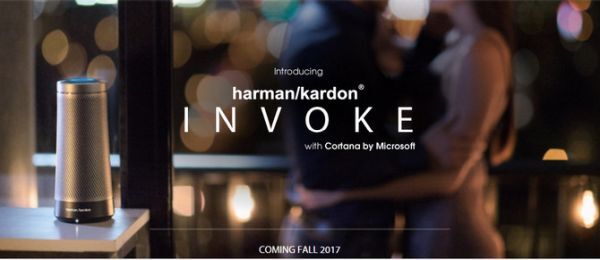 Loa thông minh Harman Kardon Invoke tích hợp Cortana có giá 179,99 USD