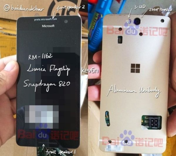 Rò rỉ ảnh thực tế smartphone Lumia 960