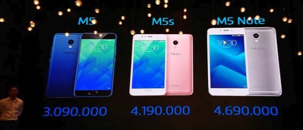 Meizu ra mắt loạt smartphone M5 mới, giá từ 3,1 triệu đồng
