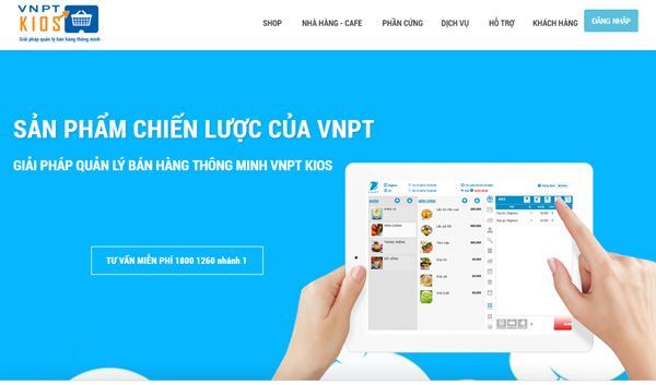  VNPT, quản lý bán hàng trực tuyến, quản lý bán hàng, VNPTKios, 