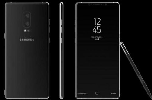 galaxy note 8 se co man hinh vo cuc, chay android moi nhat