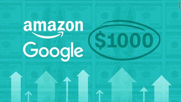 Cổ phiếu Alphabet, công ty mẹ của Google vượt mốc 1.000 USD