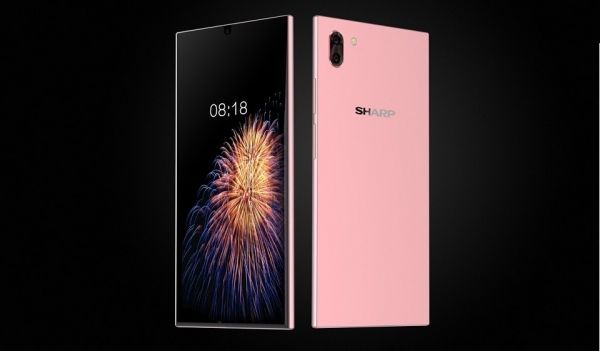 Lộ diện smartphone Sharp có thiết kế không viền